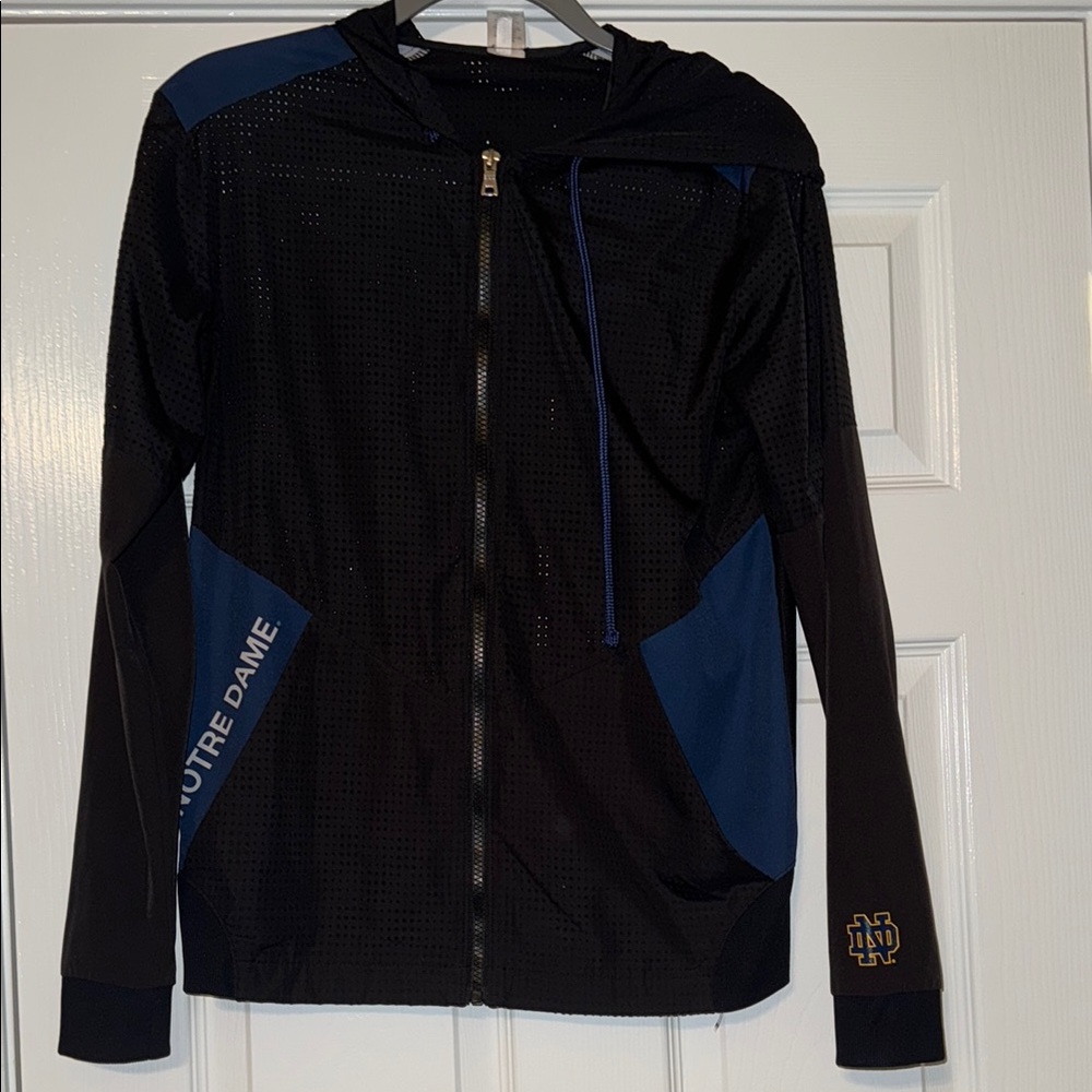 Black and Blue Notre Dame Hoodie